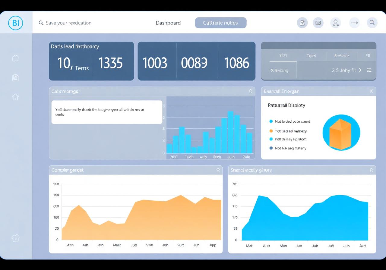 Predictive and prescriptive analytics dashboard forecasting risk and recommending action