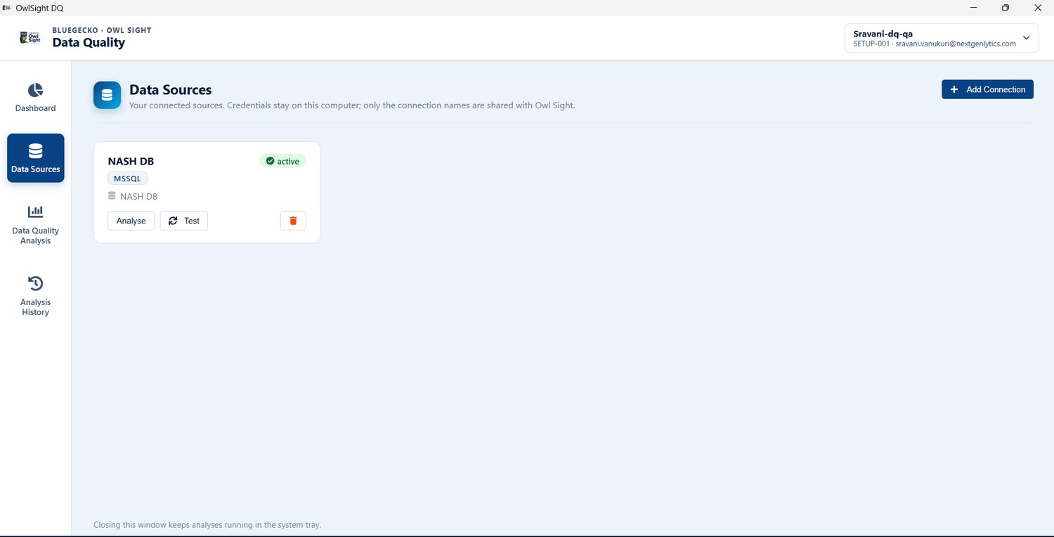 Owl Sight Desktop Application and Client Environment Workflow